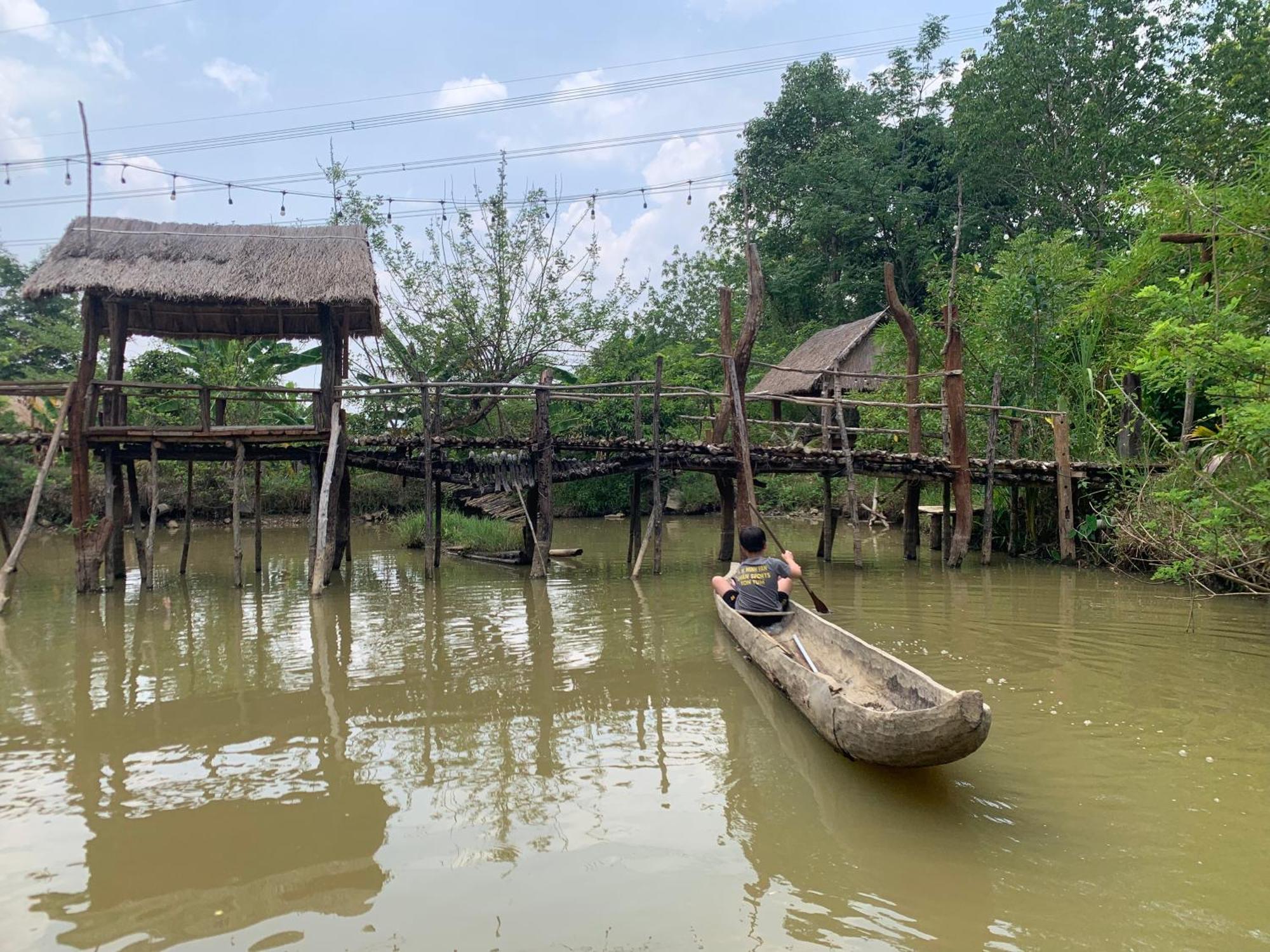 Khu Du Lich Sinh Thai, Nghi Duong Homestay Hoang Anh - Kon Xom Luh コントゥム エクステリア 写真
