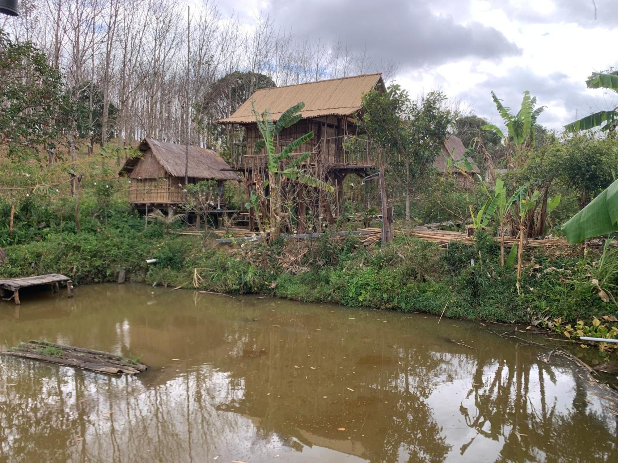 Khu Du Lich Sinh Thai, Nghi Duong Homestay Hoang Anh - Kon Xom Luh コントゥム エクステリア 写真